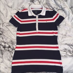 Tommy Hilfiger Striped Short Sleeve Polo